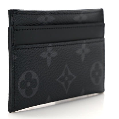 Louis Vuitton Monogram Eclipse Porte-Cartes Double Card Holder 3 of 8