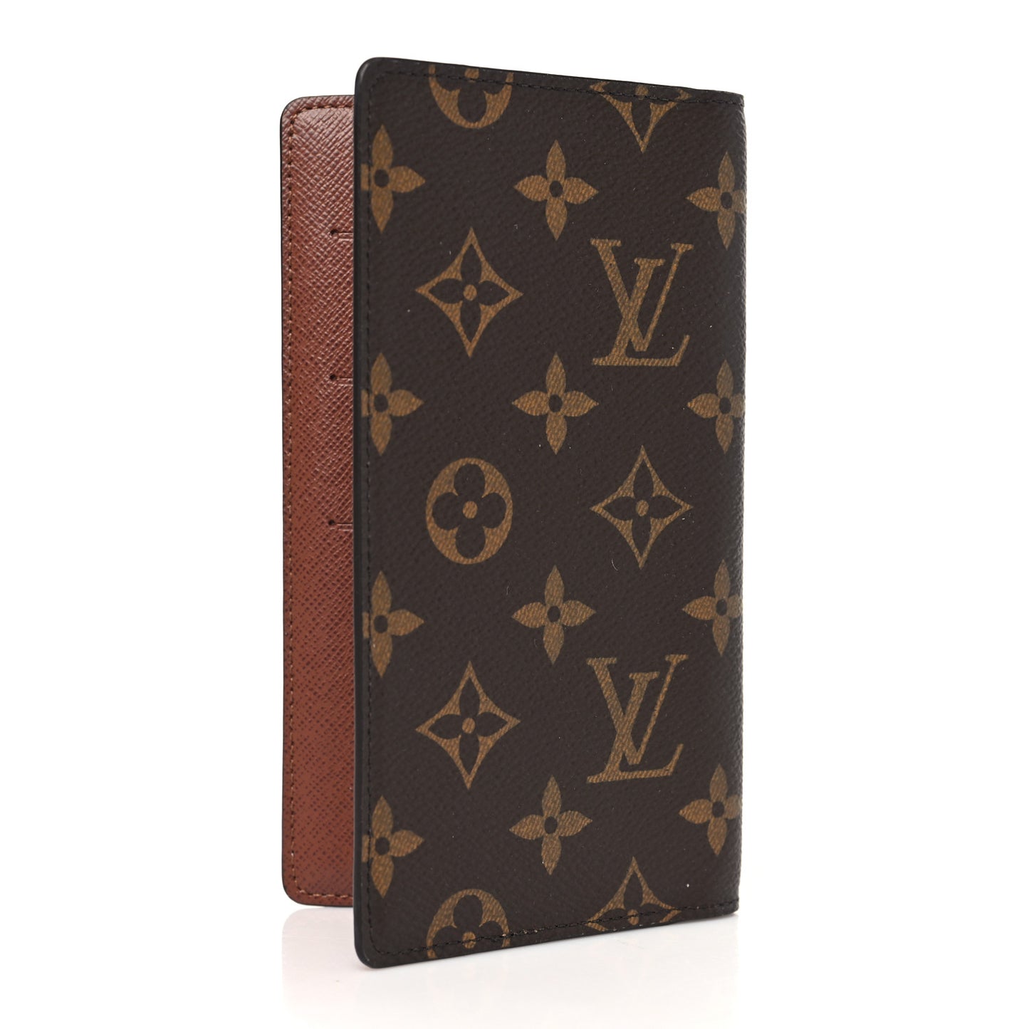 Monogram Checkbook Holder Case Wallet