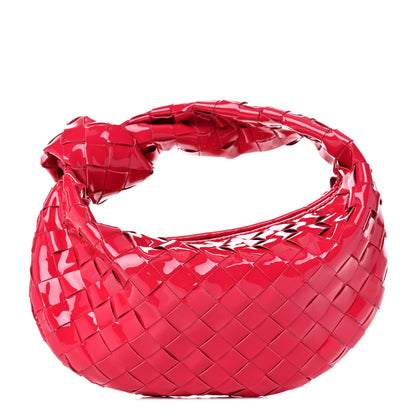 Bottega Veneta Patent Nappa Intrecciato Mini Jodie Candy Stripe 1 of 9