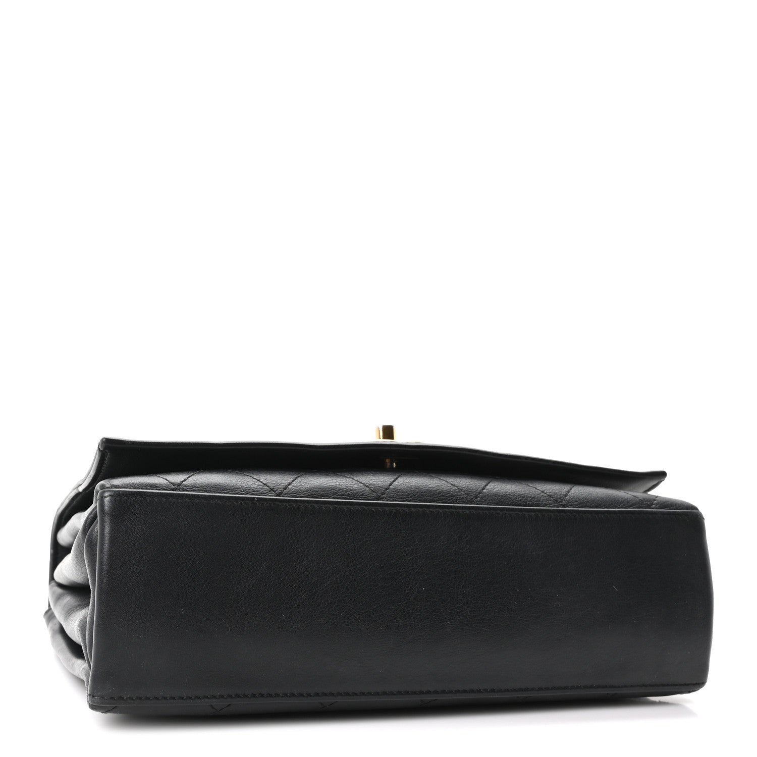 Chanel Calfskin Stitched Large Flap Black 4 of 10