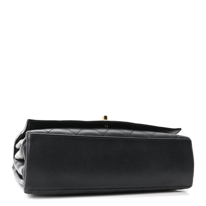 Chanel Calfskin Stitched Large Flap Black 4 of 10