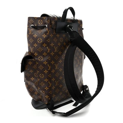 Louis Vuitton Monogram Macassar Christopher PM Backpack 3 of 10