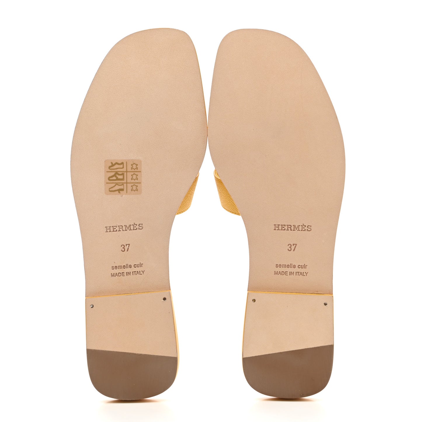 Epsom Oran Sandals 37 Jaune Sable