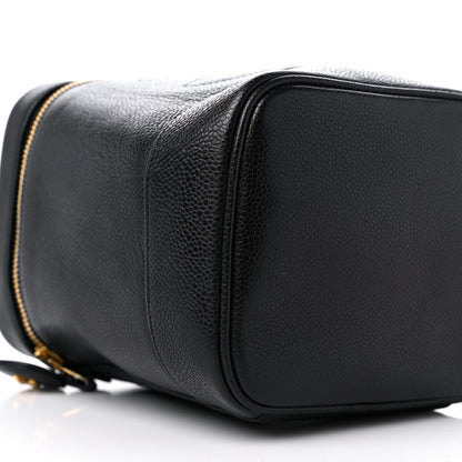 Chanel Caviar Vanity Cosmetic Case Black 8 of 12