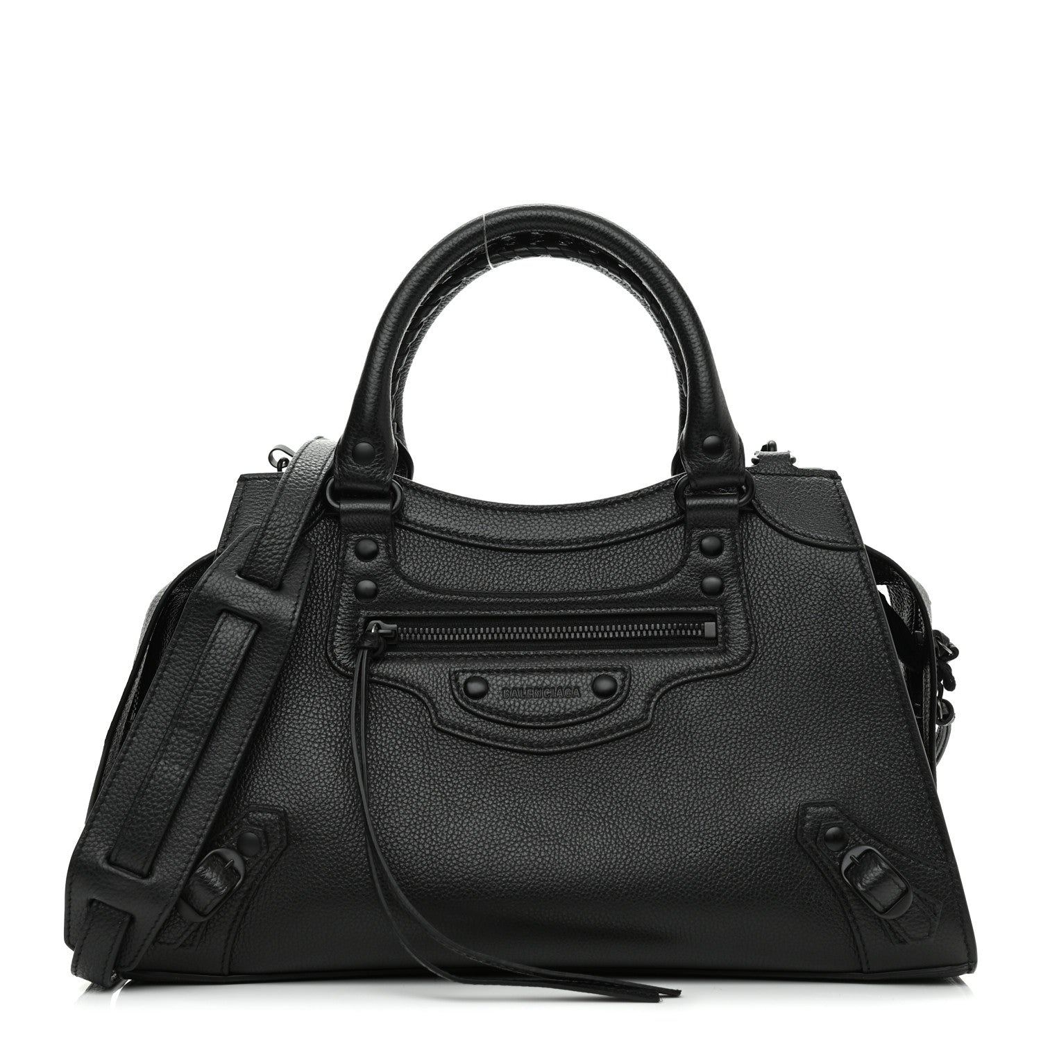 Balenciaga Grained Calfskin Neo Classic Black Hardware S City Black 1 of 10