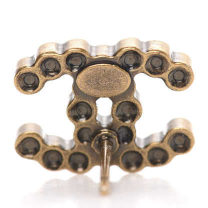 Chanel Crystal City Of Lights CC Earrings Gold 4 of 4