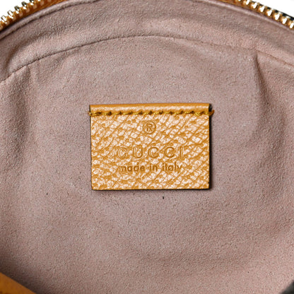 Gucci GG Supreme Monogram Flora Web Mini Ophidia Round Shoulder Bag Beige Multicolor Crop 6 of 13