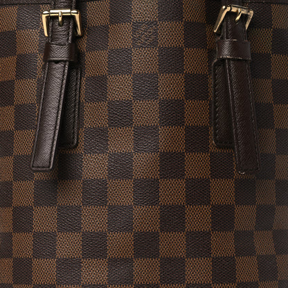 Louis Vuitton Damier Ebene Marais Bucket 23 7 of 9