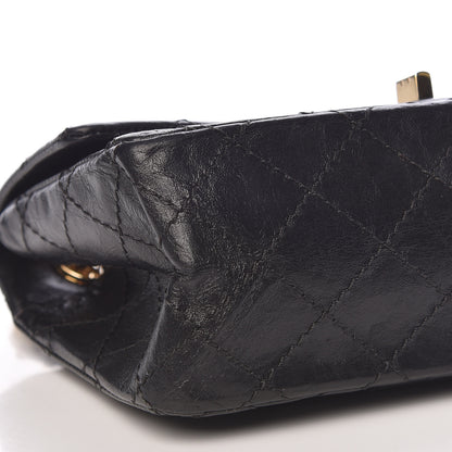 Chanel Aged Calfskin Quilted 2.55 Reissue Mini Flap Black 8 of 16