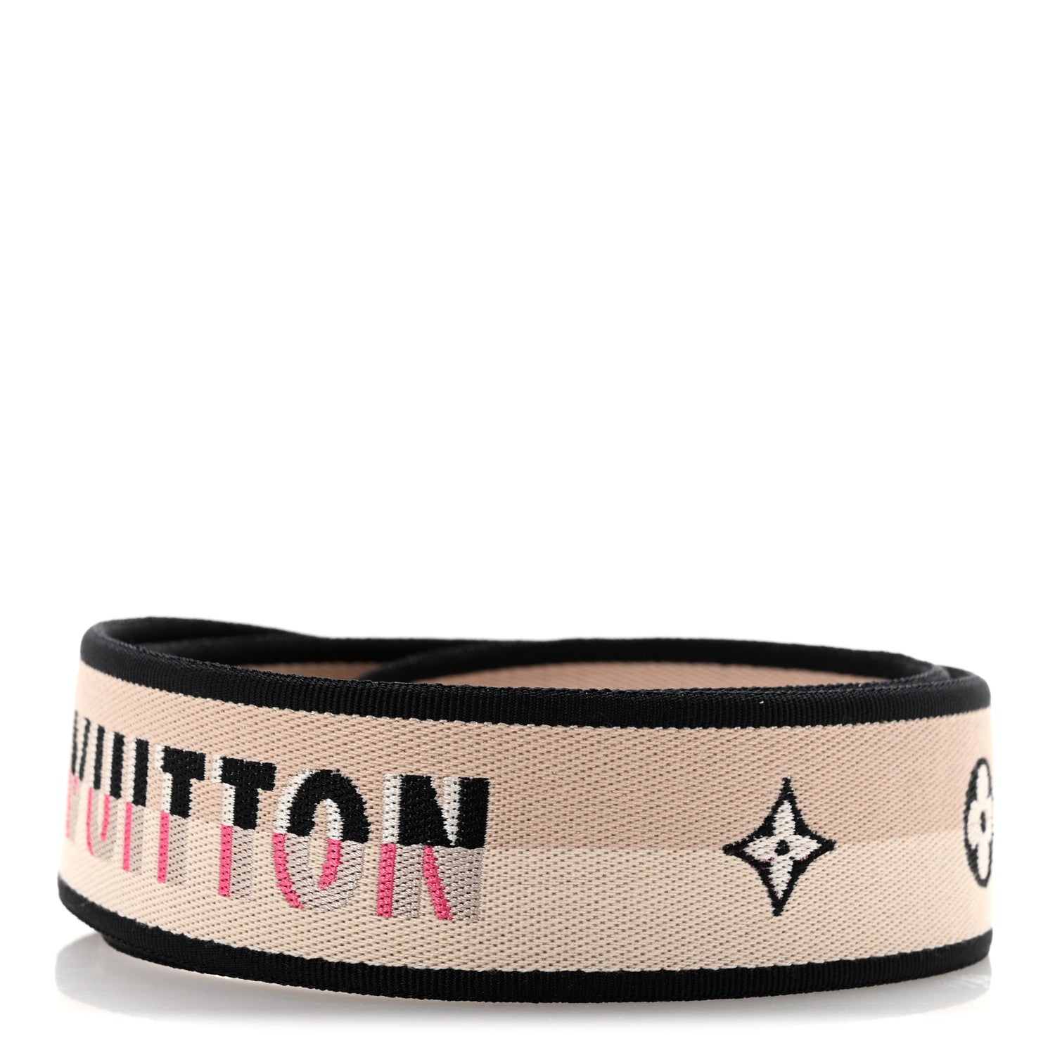 Louis Vuitton Jacquard Diane Shoulder Strap Black 2 of 5