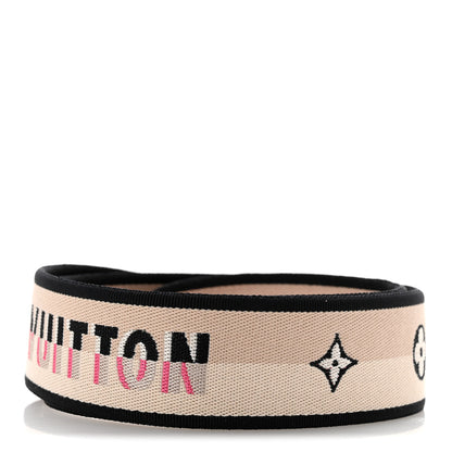 Louis Vuitton Jacquard Diane Shoulder Strap Black 2 of 5