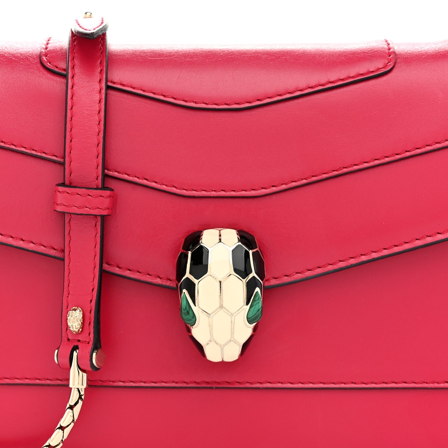 Calfskin Serpenti Forever Crossbody Bag Pink