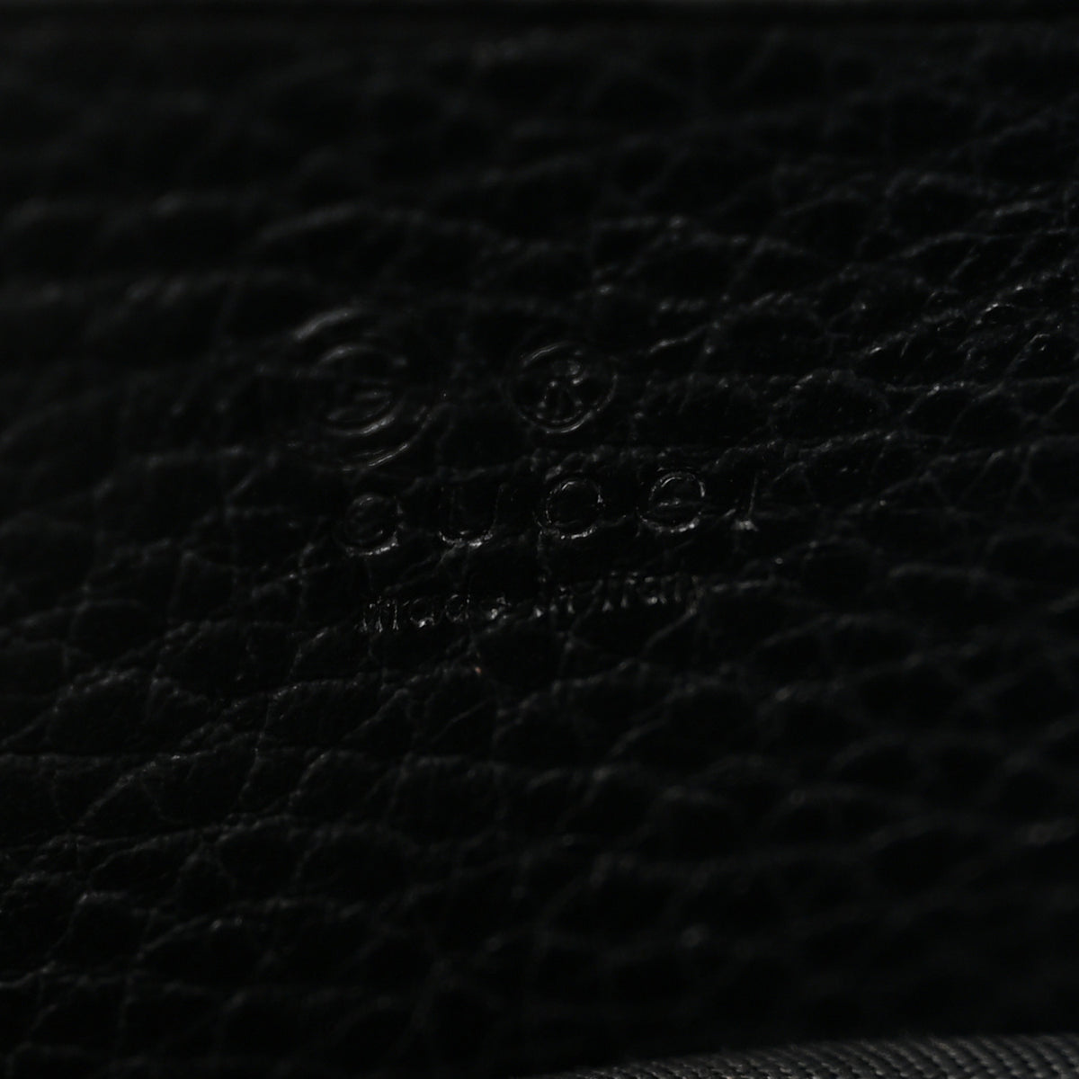 Gucci Dollar Calfskin Interlocking G Chain Wallet Black 9 of 15