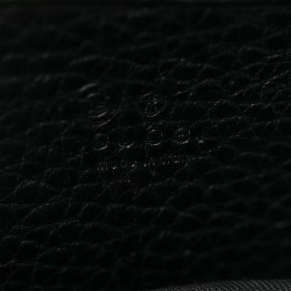 Gucci Dollar Calfskin Interlocking G Chain Wallet Black 9 of 15