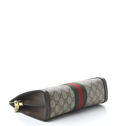 Gucci GG Supreme Monogram Web Small Ophidia Chain Shoulder Bag Brown 4 of 10