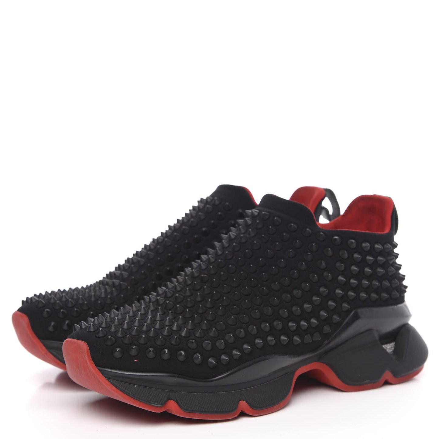 Neoprene Spike Sock Donna Flat Sneakers 37 Black
