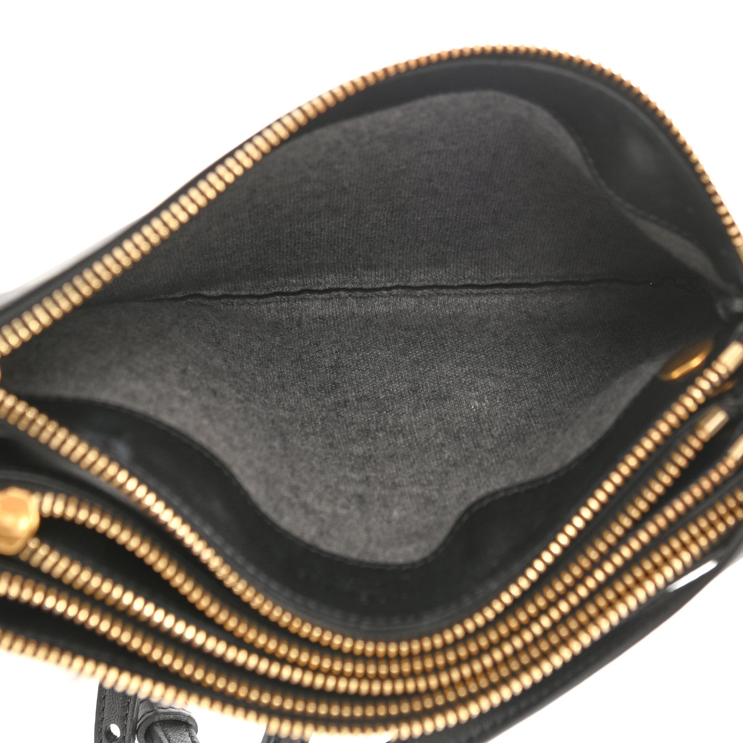 Celine Lambskin Small Trio Crossbody Bag Black 7 of 9