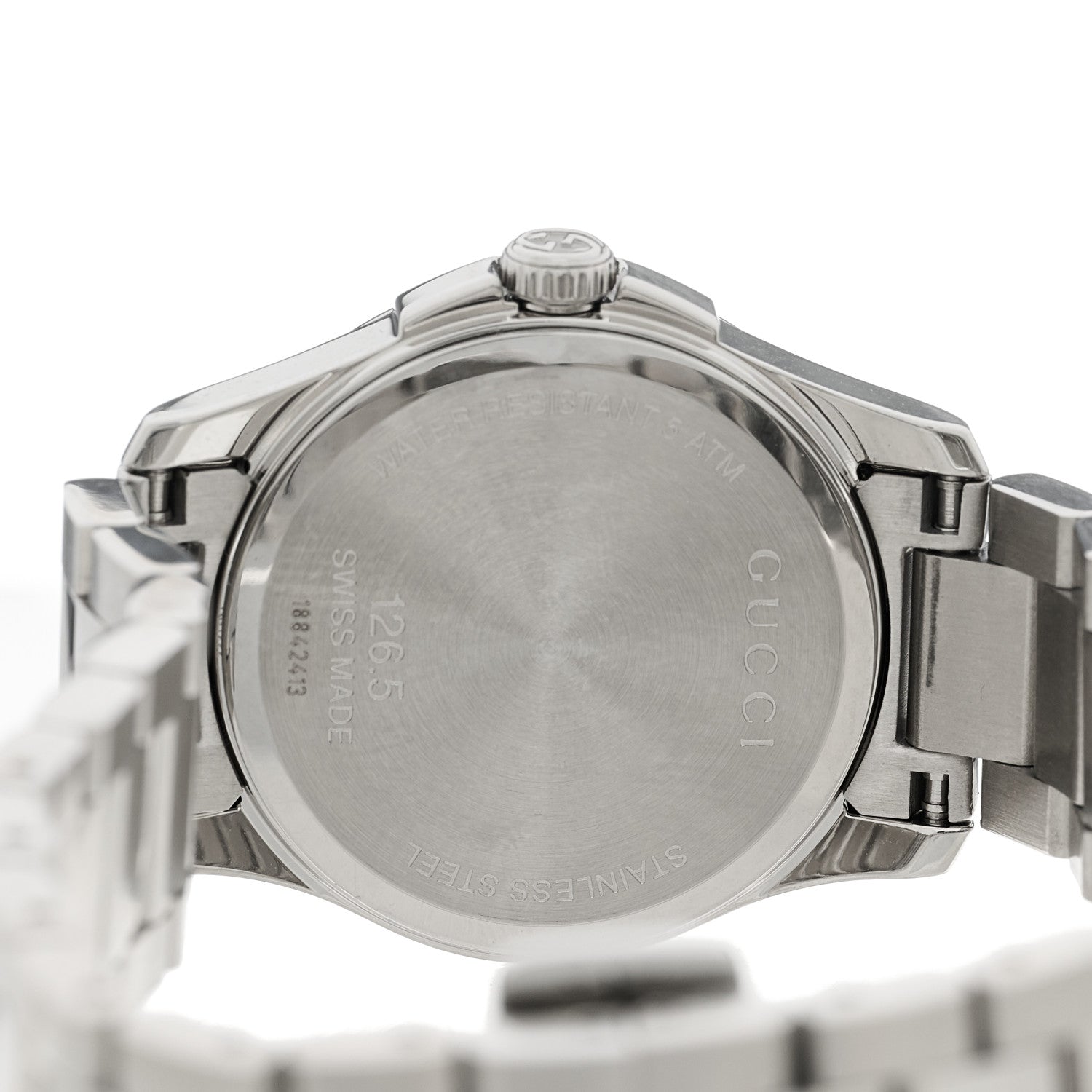 Gucci Stainless Steel 27mm G-Timeless Diamante Quartz Watch 4 of 5