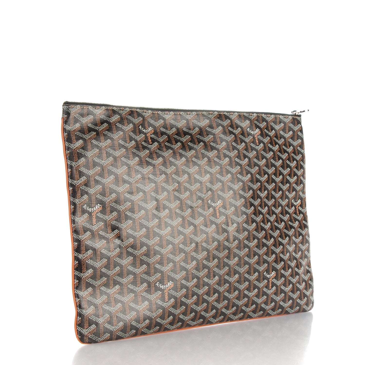Goyard Goyardine Senat Pochette GM Black Gold 3 of 7