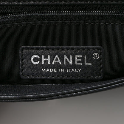 Chanel Sheepskin Quilted Medium Vintage Mademoiselle Flap Black 6 of 10