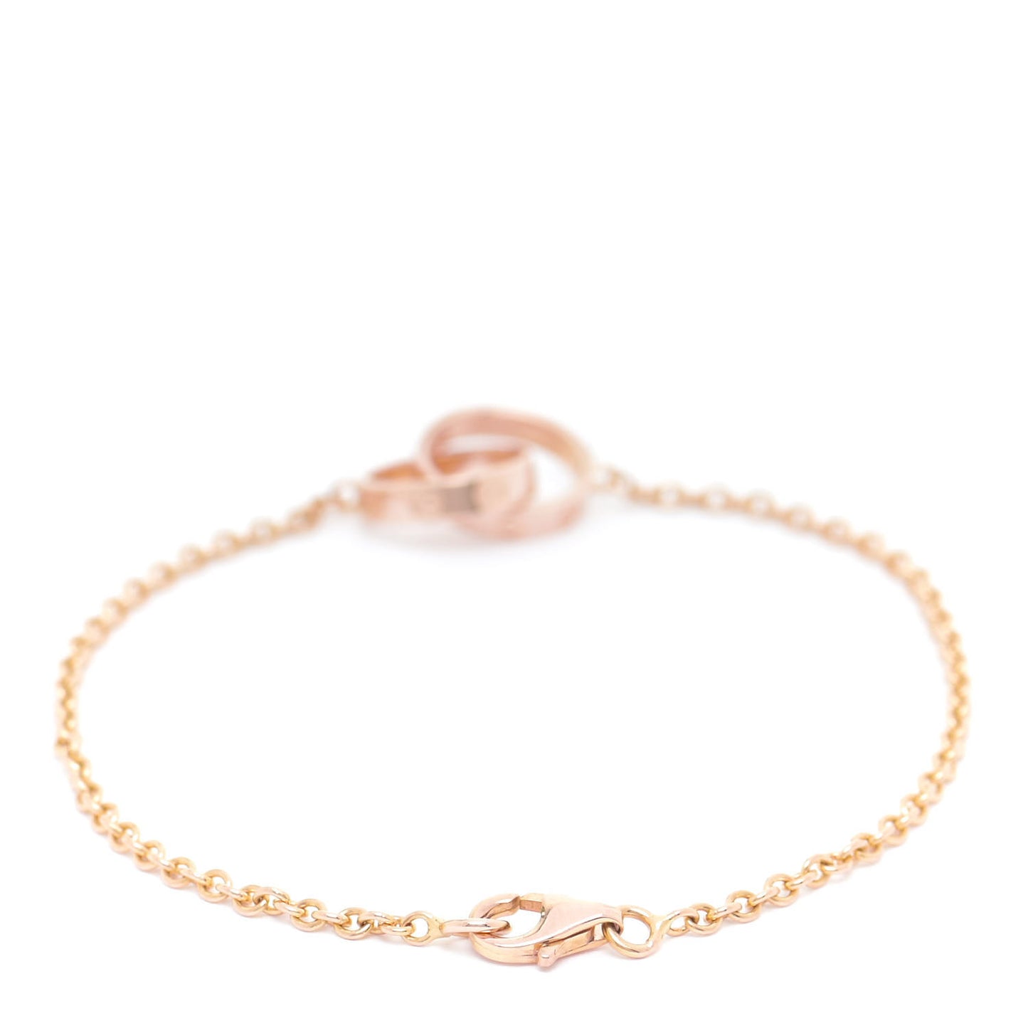 18K Pink Gold Interlocking LOVE Bracelet