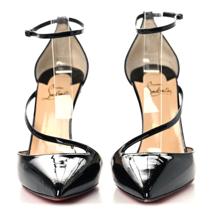 Christian Louboutin Patent Fliketta 100 Pumps 39 Black 3 of 9