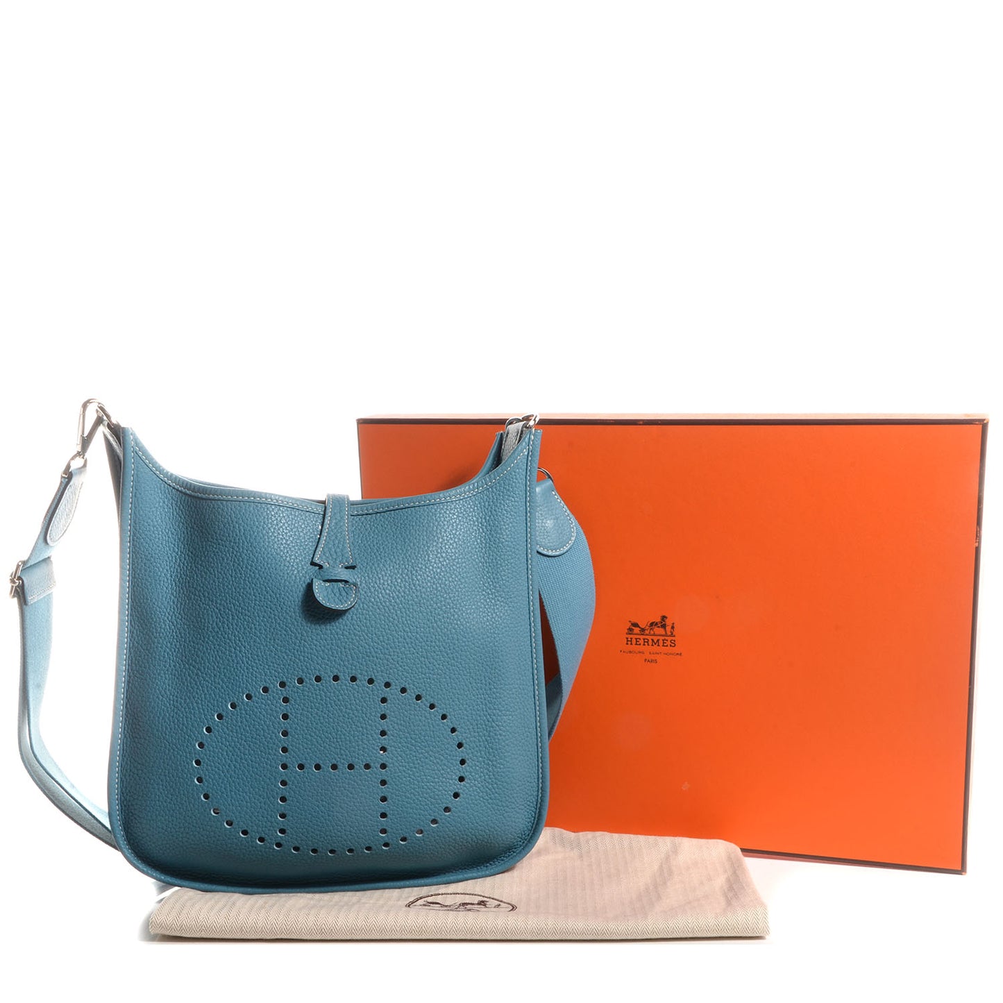 Taurillon Clemence Evelyne III PM Blue Jean