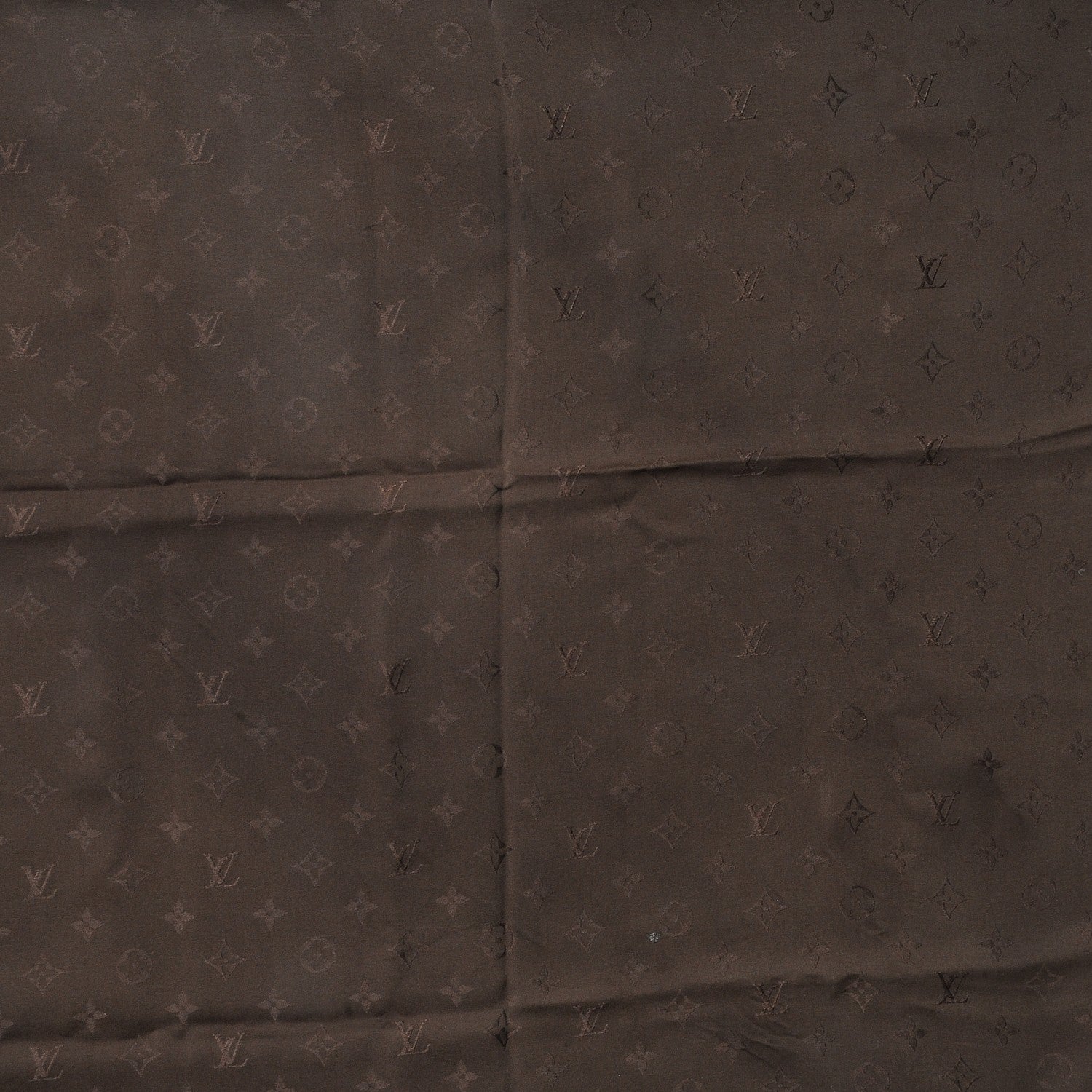 Louis Vuitton Silk Monogram Monaco Scarf Brown 5 of 6
