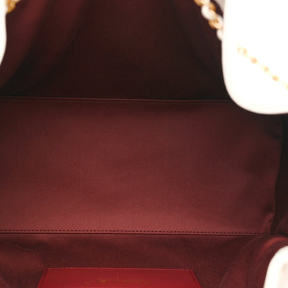 Chanel Caviar Quilted Small Chanel 25 Handbag White 5 of 11