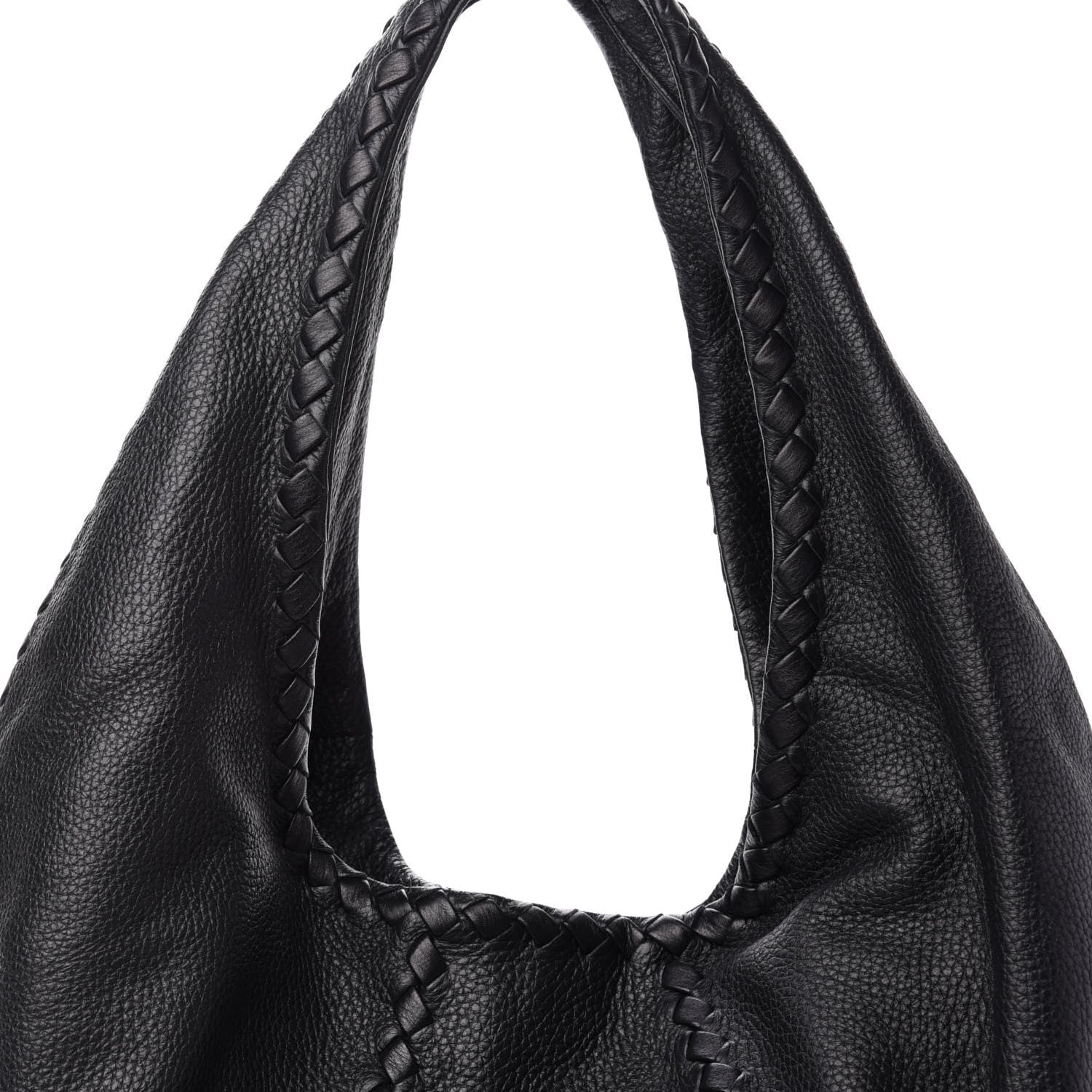 Bottega Veneta Cervo Deerskin Large Hobo Black 9 of 9