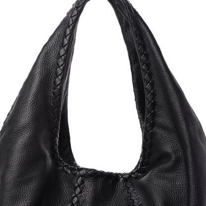 Bottega Veneta Cervo Deerskin Large Hobo Black 9 of 9