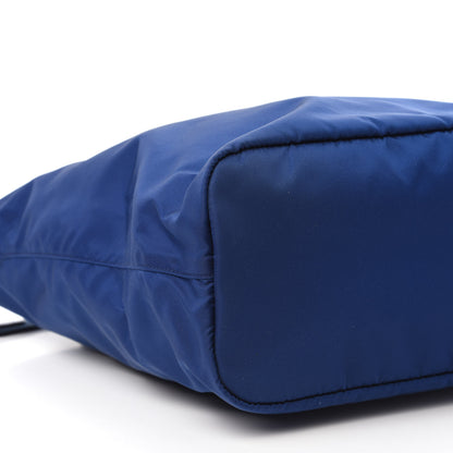 Prada Tessuto Nylon Saffiano Tote Bluette 6 of 9