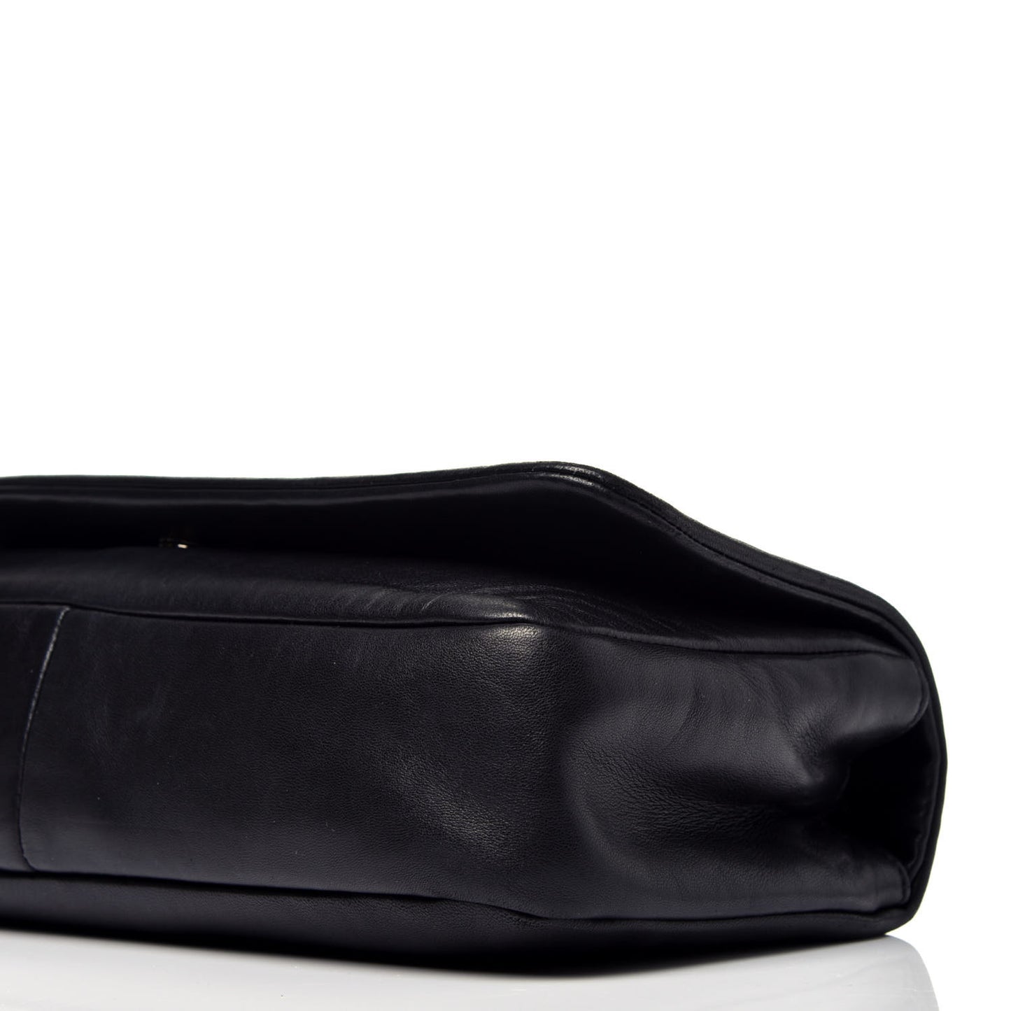 Lambskin Studded CC East West Flap Black