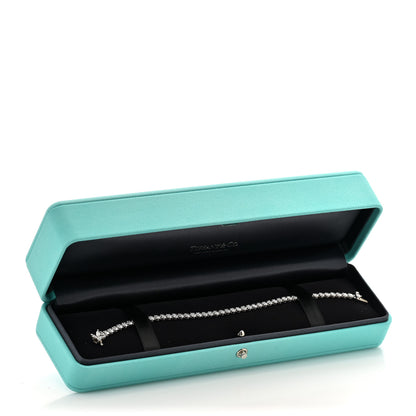Tiffany Platinum Diamond 4.32ctw Victoria Tennis Bracelet 6 of 6