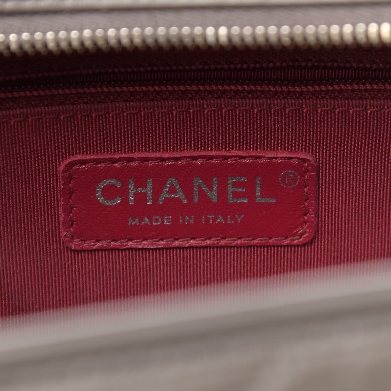 Chanel Aged Calfskin Quilted Medium Gabrielle Hobo Grey 6 of 9