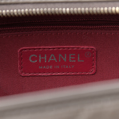 Chanel Aged Calfskin Quilted Medium Gabrielle Hobo Grey 6 of 9