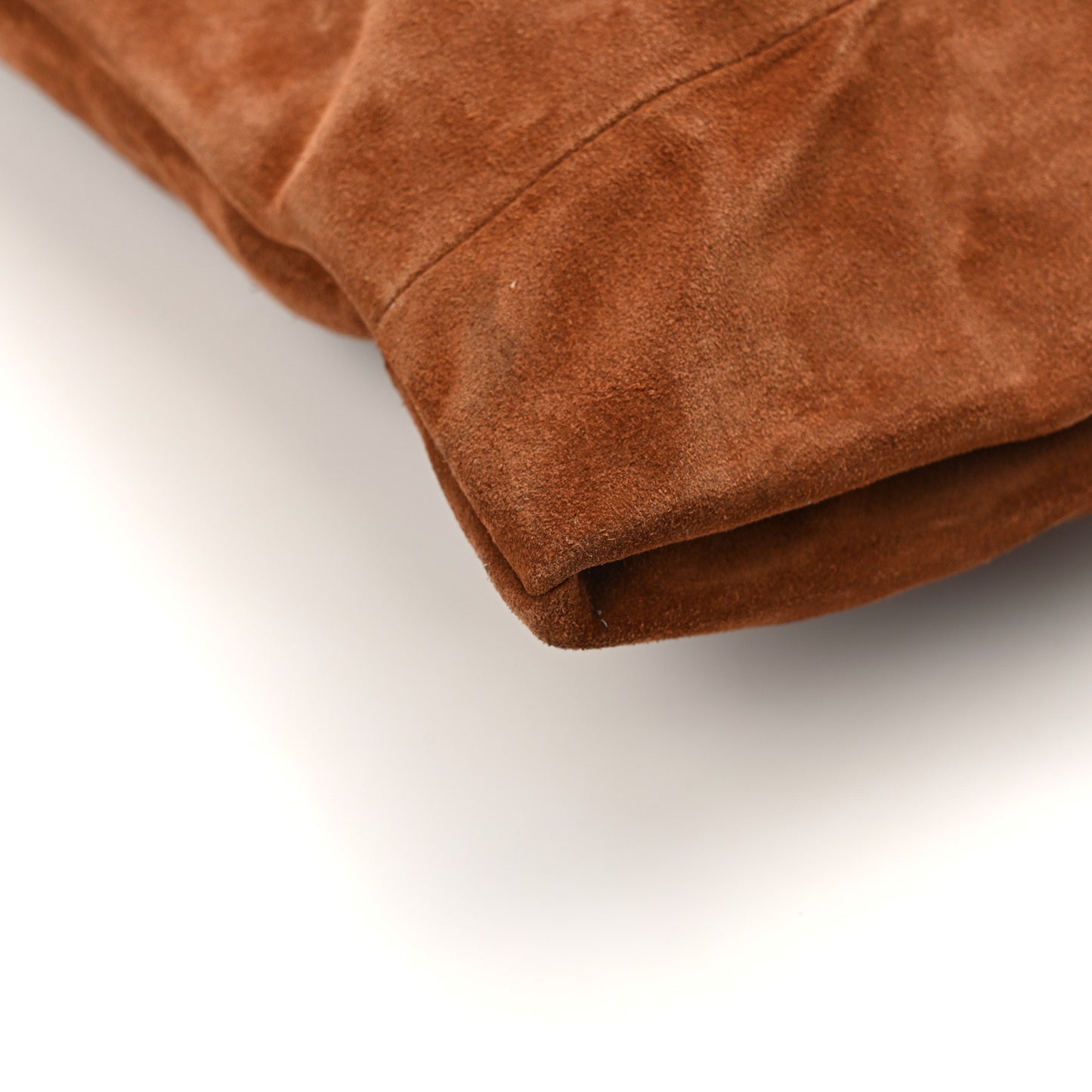 Suede Ana Hobo Bag Tan