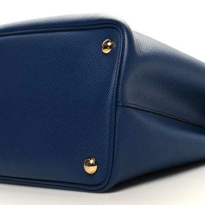 Prada Saffiano Cuir Small Double Bag Inchiostro Fuoco 10 of 10