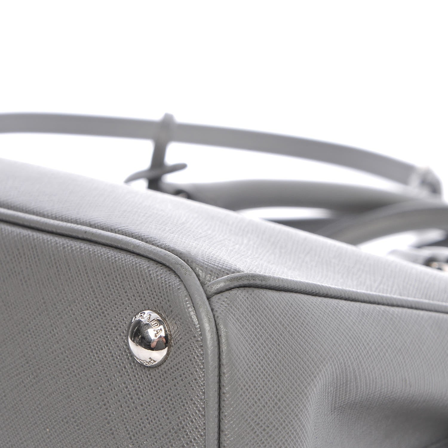 Prada Saffiano Small Galleria Double Zip Tote Marmo 11 of 13