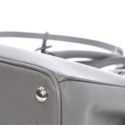 Prada Saffiano Small Galleria Double Zip Tote Marmo 11 of 13