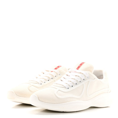 Prada Mesh Neoprene America's Sneakers 8 White 3 of 13