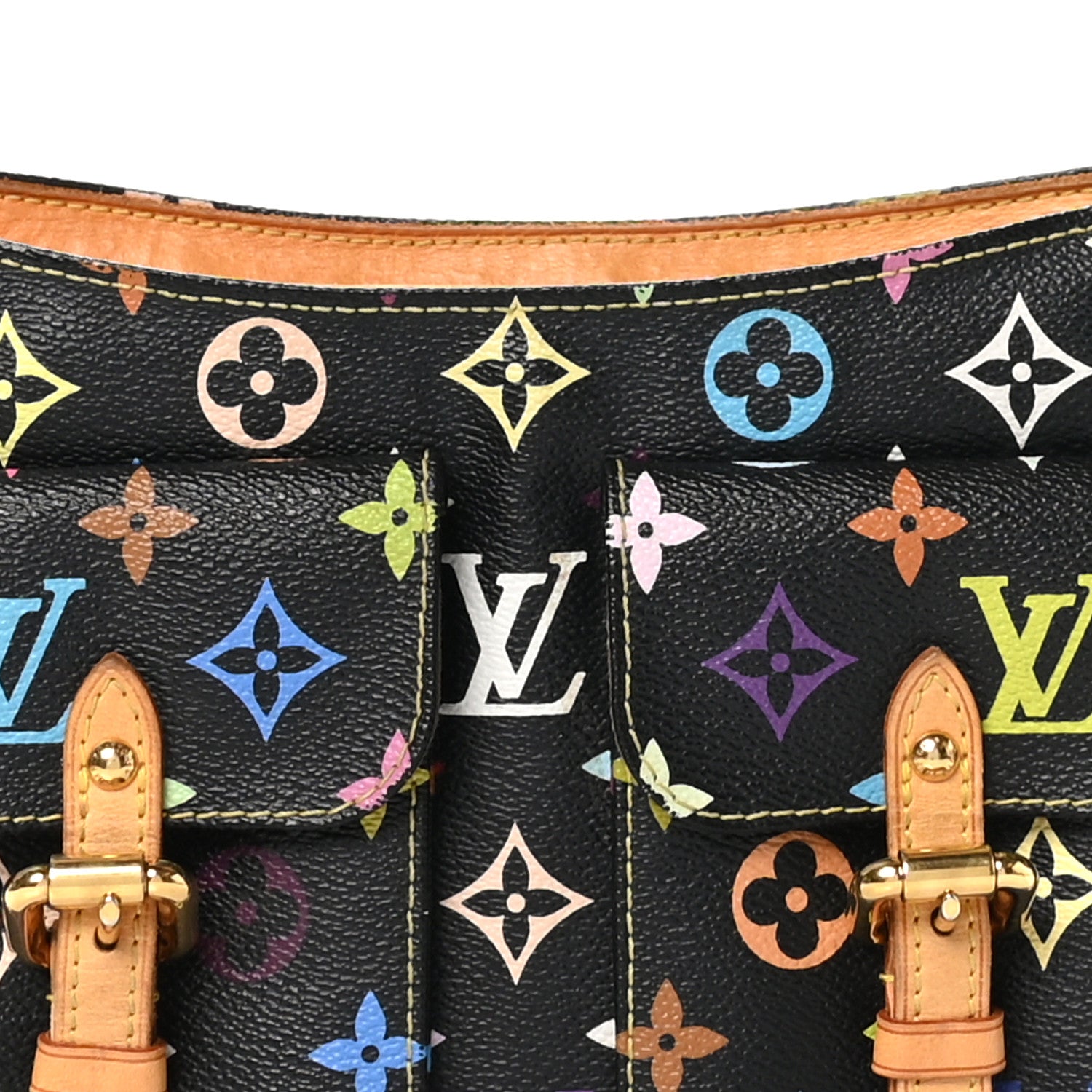 Louis Vuitton Monogram Multicolor Lodge PM Black 7 of 11