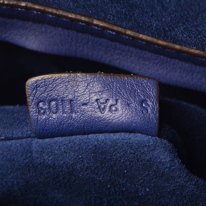 Celine Supple Calfskin Medium Phantom Luggage Royal Blue 7 of 11