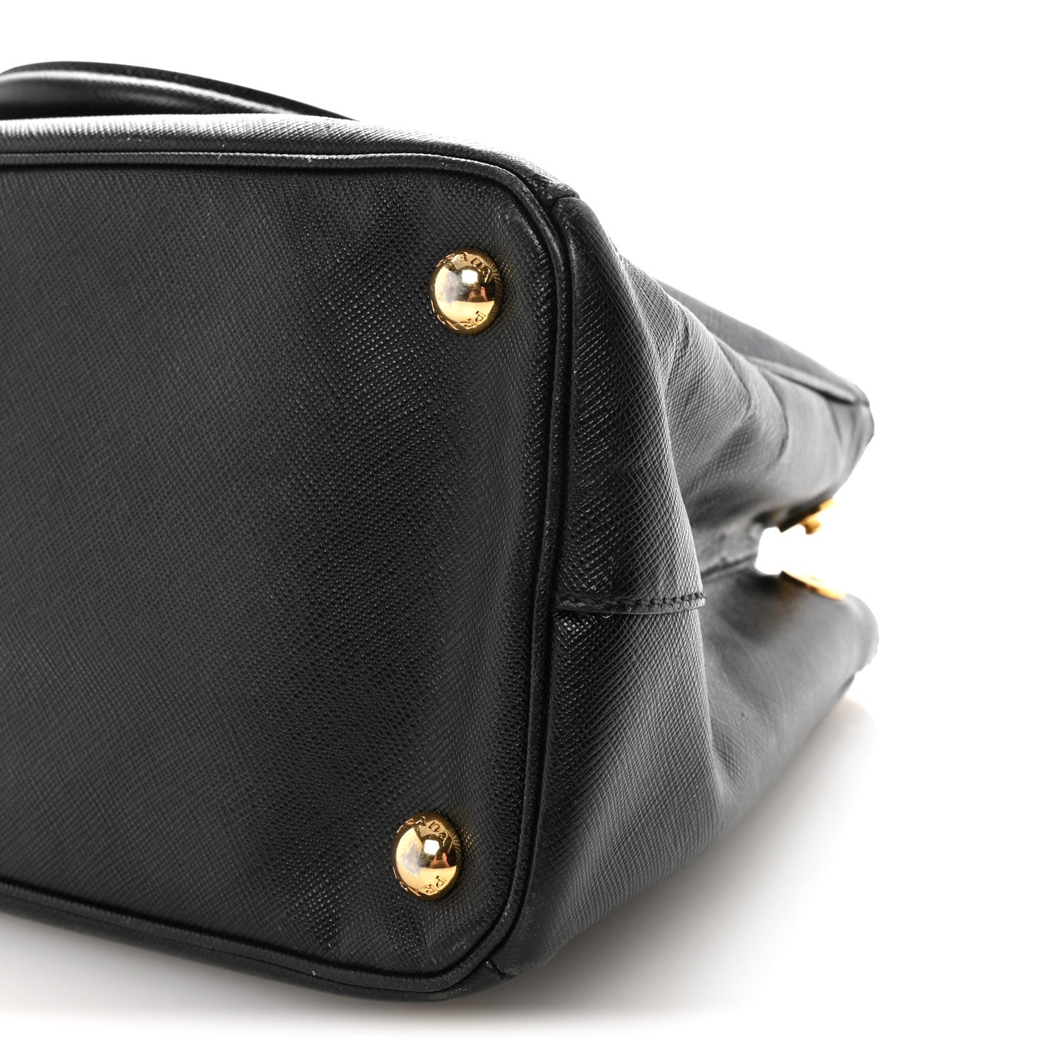 Prada Saffiano Lux Small Galleria Double Zip Tote Black 9 of 10