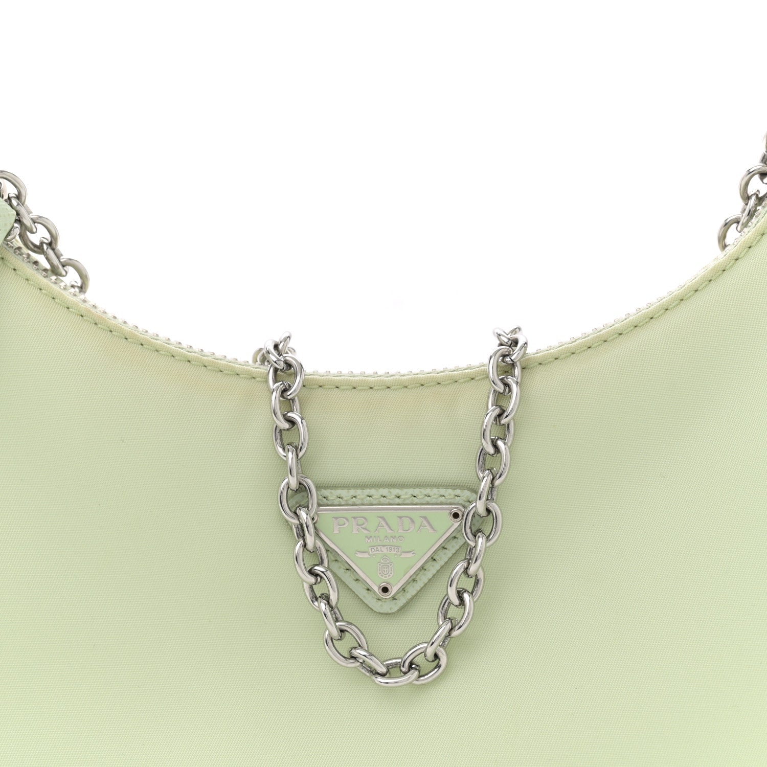 Prada Re-Nylon Saffiano Re-Edition 2005 Shoulder Bag Acqua 8 of 15