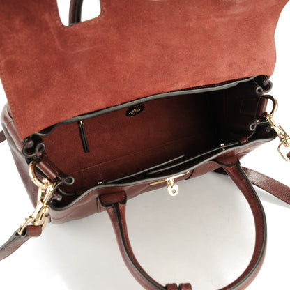 Mulberry Natural Leather Small Bayswater Oxblood 5 of 7