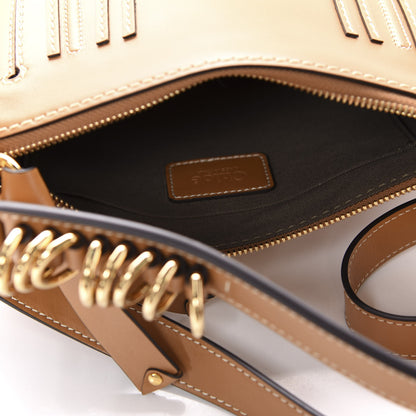 Chloe Shiny Calfskin Small Marcie Saddle Shoulder Bag Autumnal Brown 6 of 10
