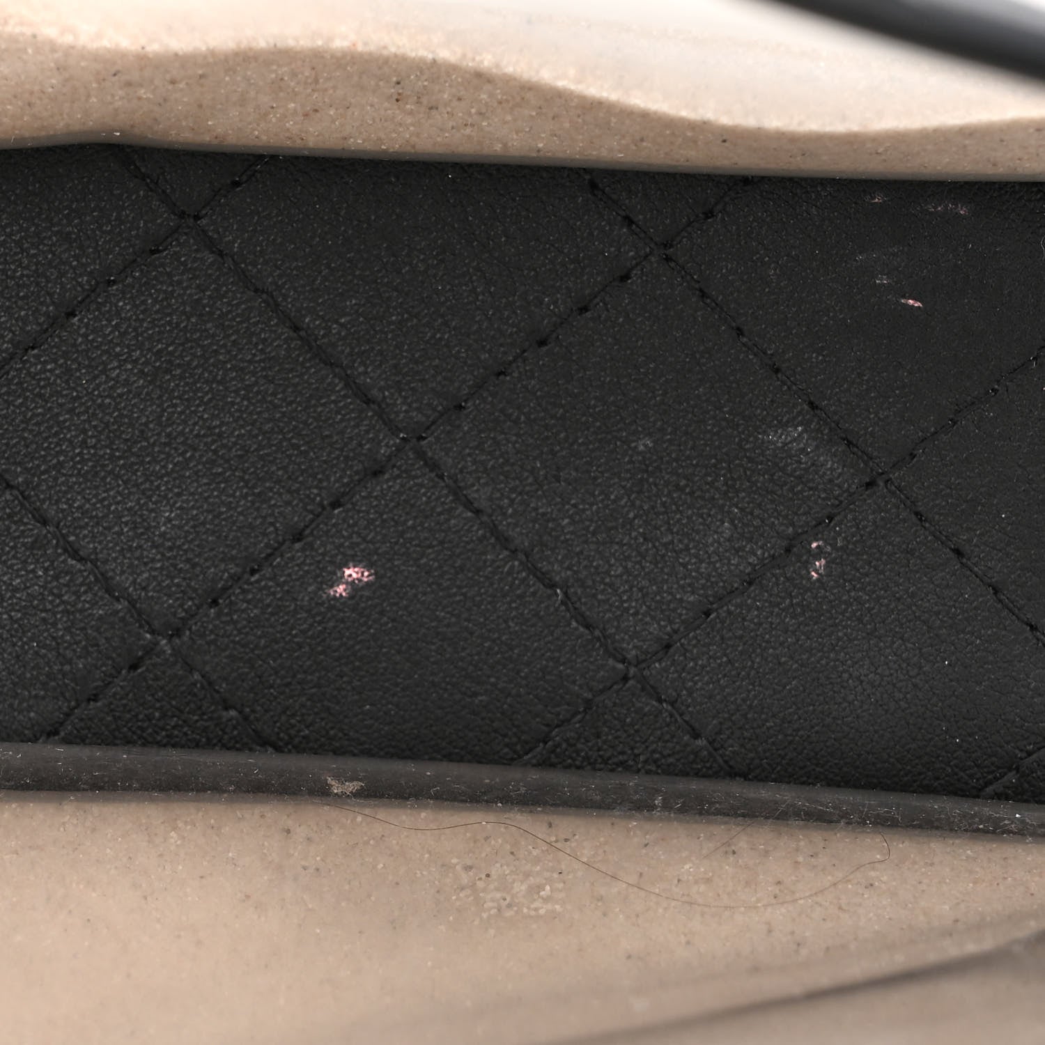 Chanel Lambskin PVC Sand By The Sea Flap With Pearl Strap Black 12 of 12