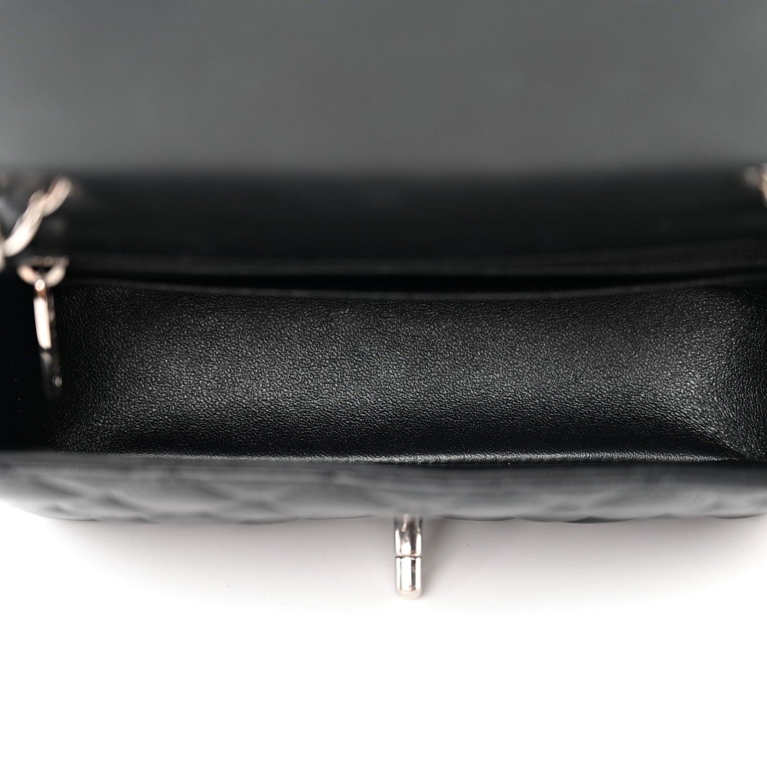 Chanel Lambskin Quilted Mini Rectangular Flap Black 5 of 10