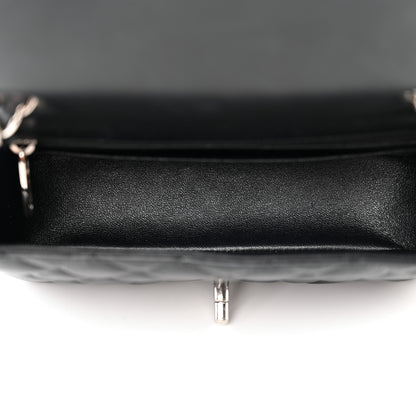 Chanel Lambskin Quilted Mini Rectangular Flap Black 5 of 10
